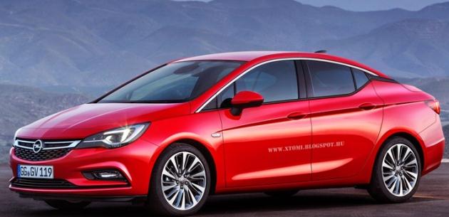 YEN 2016 OPEL ASTRA SEDAN BÖYLE GÖRÜNEBLR