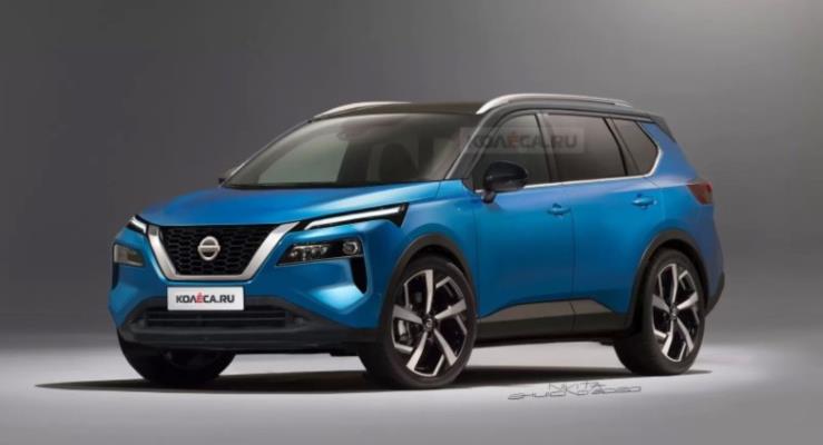 yeni 2021 nissan x-trail patent Çizimleri canlandırıldı